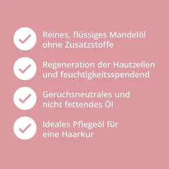 Hot Casida Mandelöl Haut & Haare naturrein, 200 ml