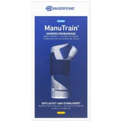 Manutrain Handgelenkbandage Größe 5 rechts titan, 1 St