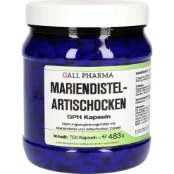 Discount Hecht Pharma Mariendistel Artischocken GPH Kapseln, 750 St