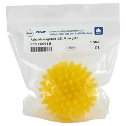 Clearance Massageball Igel 8 cm gelb, 1 St Massagegeräte