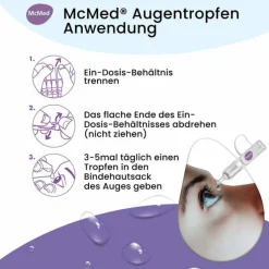 Mcmed Augentropfen Einzeldosispipetten, 15X0.35 ml