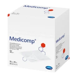 Medicomp Kompressen 10x10 cm unsteril, 100 St