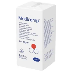 Medicomp Kompressen 5x5 cm unsteril, 100 St