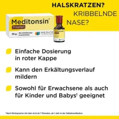 Tropfen bei Erkältung, 35 g Grippemittel