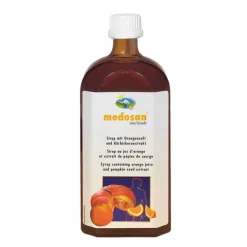 Clearance Medosan Orangensaft- und Kürbiskernextrakt Sirup, 250 ml
