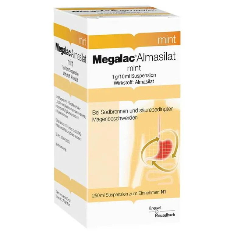 Hot Megalac Almasilat mint Suspension, 250 ml
