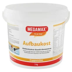 Megamax Aufbaukost Cappuccino Pulver, 3 kg