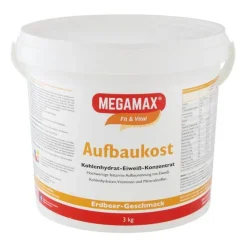 Outlet Megamax Aufbaukost Erdbeere Pulver, 3 kg