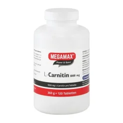 Megamax L Carnitin 1000 mg Tabletten, 120 St