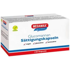 Hot Sättigungskapseln Glucomannan, 120 St Abnehmtabletten