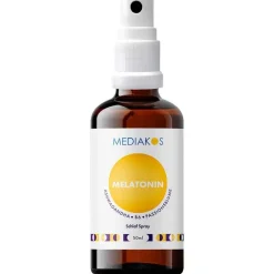 Mediakos Melatonin Ashwagandha Schlaf Spray vegan, 50 ml