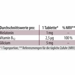 New Dr. Jacobs Melatonin B12 Dr. Jacob`s Tabletten, 60 St