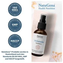 Best NatuGena Melatonin Nanospray hohe Bioverfügbarkeit, 20 ml