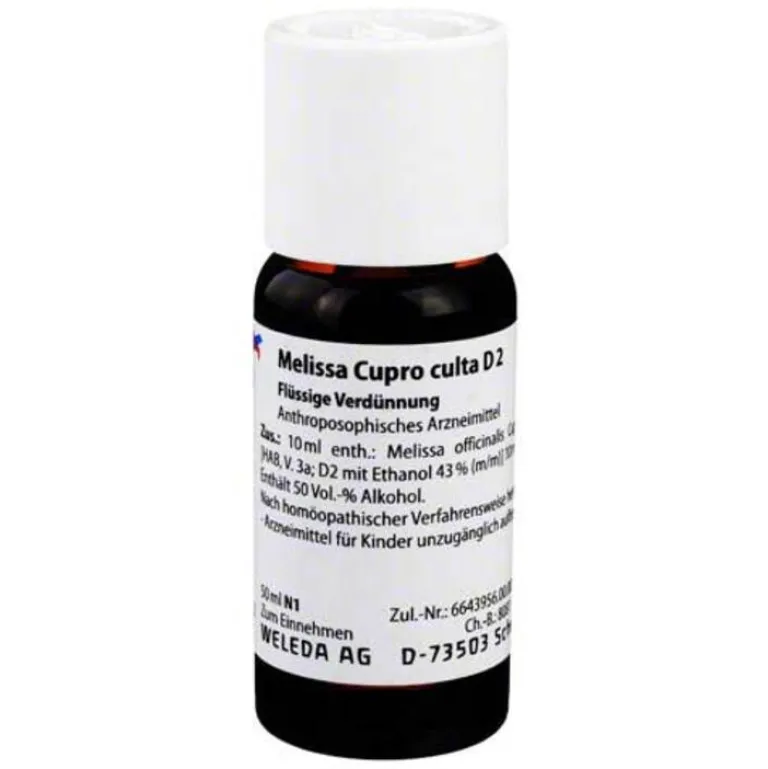 Clearance Weleda Melissa Cupro Culta D 2 Dilution, 50 ml