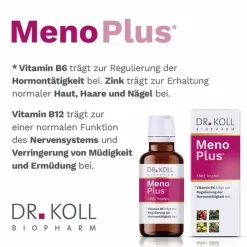 Outlet Dr. Koll Meno Plus Gemmo Komplex Vit.B12 B6 C Zink, 50 ml