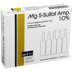 Outlet MG 5 Sulfat Ampulle 10% Injektionslösung, 5 St Magnesium