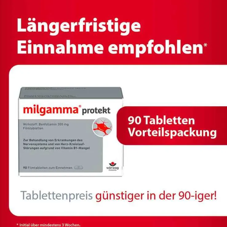 milgamma protekt Vitamin B1 Tabletten, 60 St
