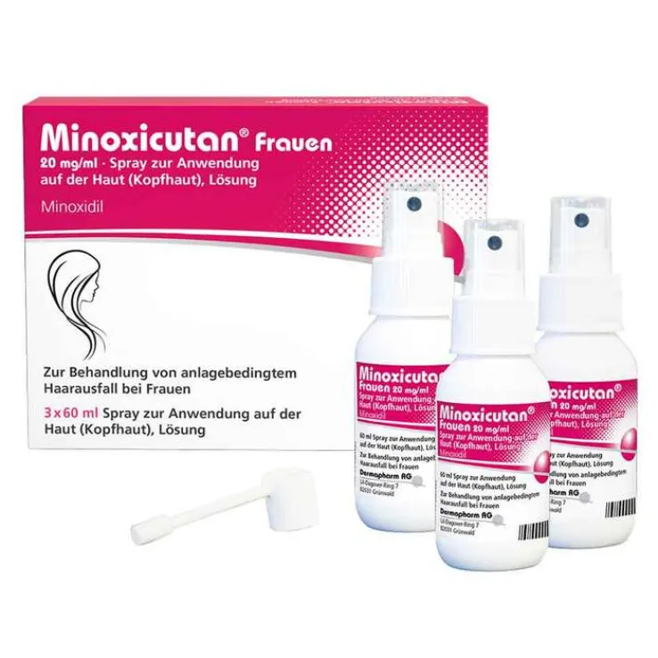 Minoxicutan® Frauen 20 mg/ml Spray, 3X60 ml