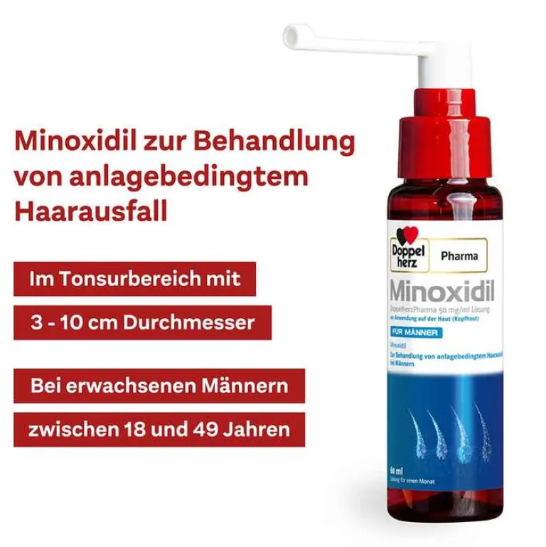 Outlet MINOXIDIL 50 mg/ml Lösung für Männer, 3X60 ml Mittel Gegen Haarausfall