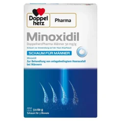 Hot DoppelherzPharma Minoxidil Männer 50 mg / g Schaum, 3X60 g