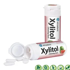 Hot Miradent Xylitol Chewing GUM Wassermelone, 30 St