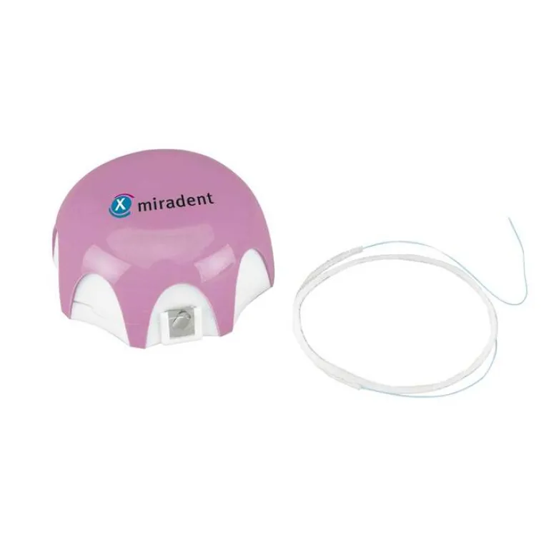 Clearance Miradent Zahnseide Mirafloss Implant chx fine, 50X15 cm