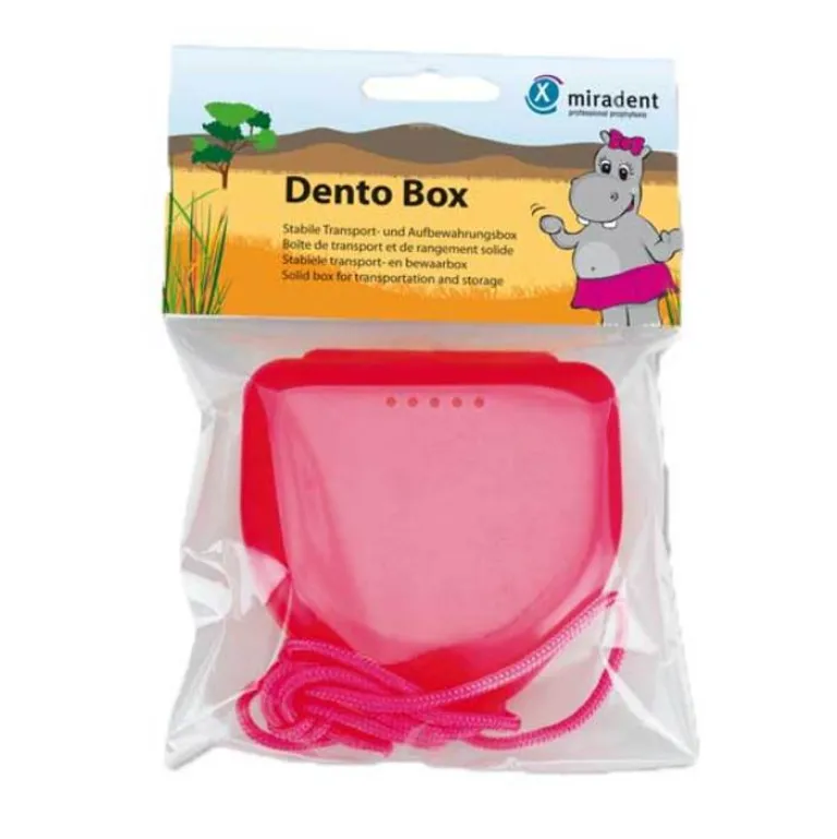 Sale Miradent Zahnspangenbox Dento Box I pink, 1 St
