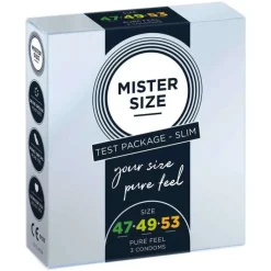 MISTER SIZE Probierpackung 47-49-53 Kondome, 3 St