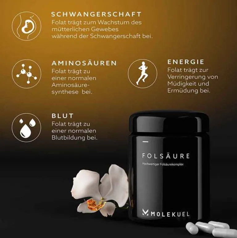 Outlet Molekuel Premium Folsäurekomplex, 120 St