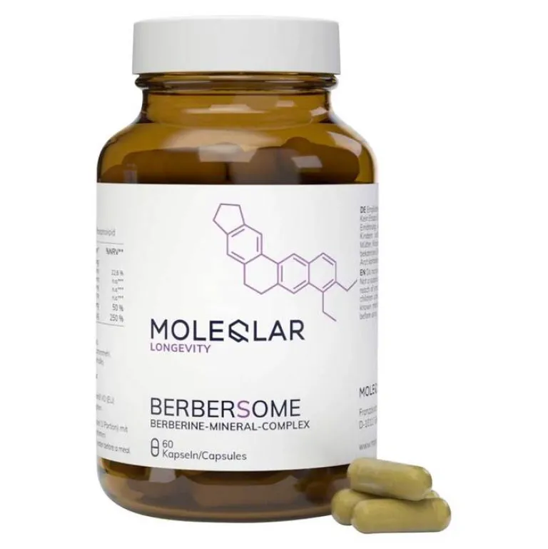 Best Moleqlar Berberine Mineral-Complex Kapseln, 60 St