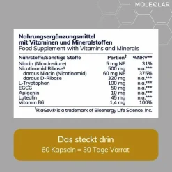 Moleqlar Longevity Regenad Kapseln, 60 St