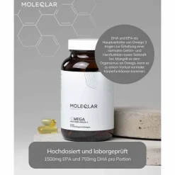 Moleqlar Qmega high Dose Omega-3 Kapseln, 90 St
