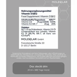 Clearance Vitamin D3 / K2 1000 I.E. + 20 µg Tropfen, 20 ml Vitamin K|Vitamin D (Colecalciferol)
