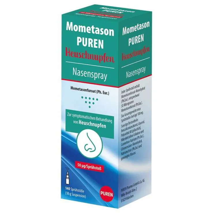 Mometason Puren Heuschnupfenspray 50 µg, 18 g