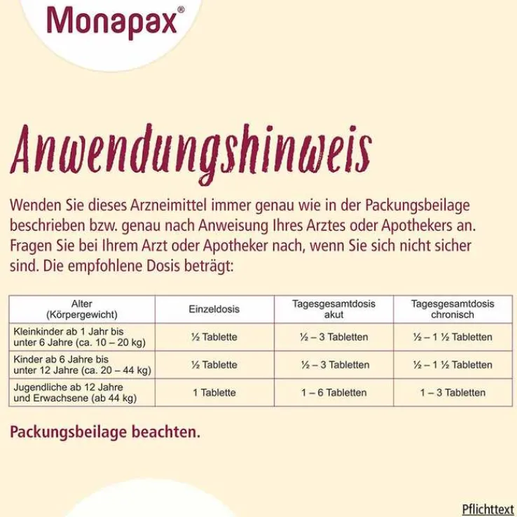 Monapax Tabletten, 100 St