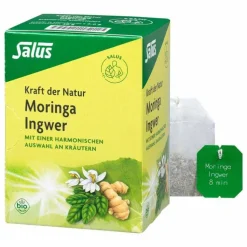 Moringa Ingwer Kräutertee Kraft der Natur Salus, 15 St