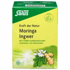 Moringa Ingwer Kräutertee Kraft der Natur Salus, 15 St