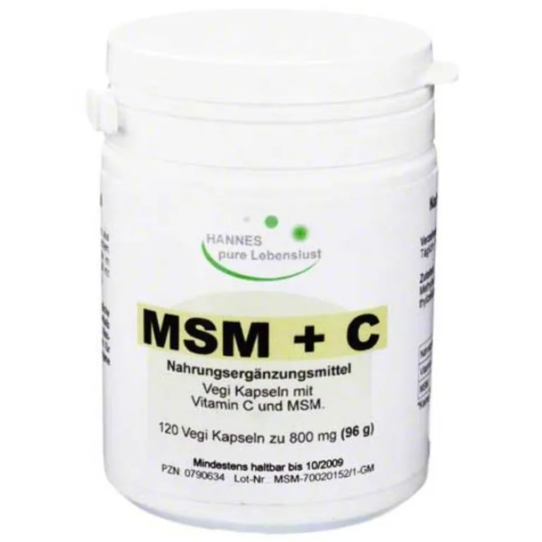 Clearance Hannes pure Lebenslust MSM + Biopep Vegi Kapseln, 120 St