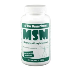 Discount The Nutri Store MSM 500 mg Methylsulfonylmethan Kapseln, 250 St