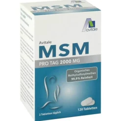 Outlet Avitale MSM 2000 mg Tabletten, 120 St