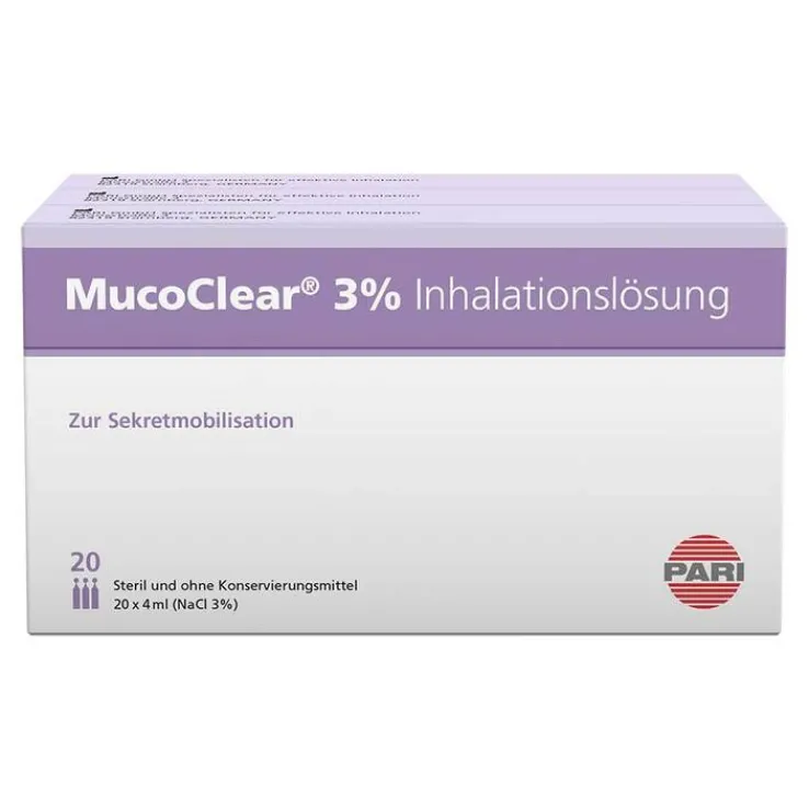 Mucoclear 3% Nacl Inhalationslösung, 60X4 ml