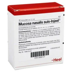 Online Injeel Mucosa nasalis suis Ampullen, 10 St