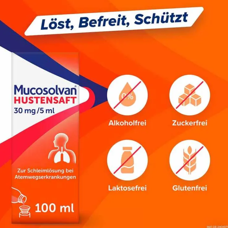 Mucosolvan Hustensaft, 250 ml