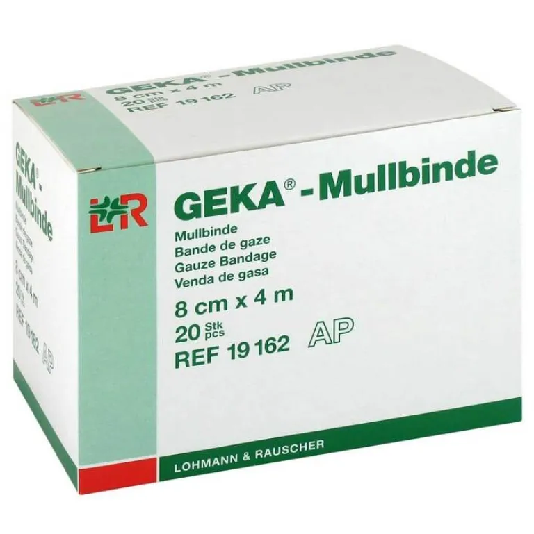 GEKA Mullbinden 8cmx4m, 20 St