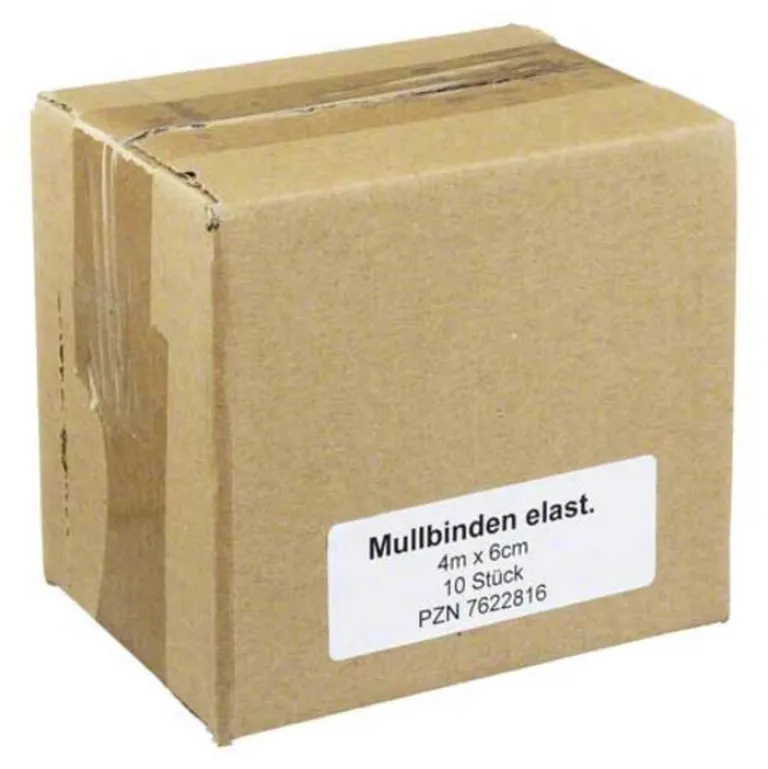 Clearance Mullbinden 4mx6cm elastisch, 10 St