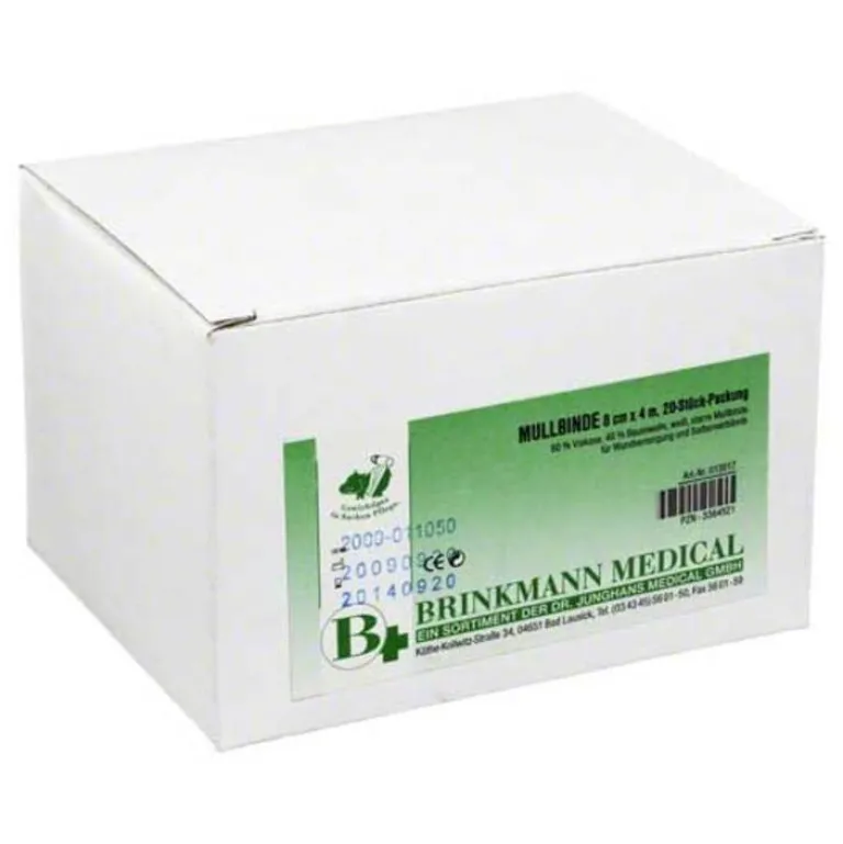 Outlet Mullbinden 4mx8cm unverpackt, 20 St