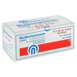 Discount Fesmed Mullkompressen ES 10x20 cm unsteril 8-fach, 50 St