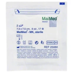 Hot Mullkompressen 7,5x7,5 cm 8-fach steril, 5X2 St