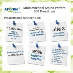 Outlet Aportha Multi Essential Amino Pattern Tabletten, 300 St
