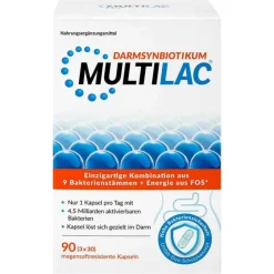Hot Multilac Synbiotikum magensaftresistent Kapseln, 3X30 St